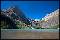 Grinnell Lake, Angel Wing, and the Garden Wall. Glacier National Park ( color)
