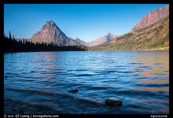 Two Medicine Lake. Glacier National Park (color)