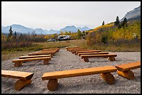 Amphitheater, Saint Mary Campground. Glacier National Park, Montana, USA.