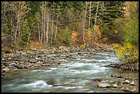 Kintla Lake in autumn. Glacier National Park, Montana, USA.