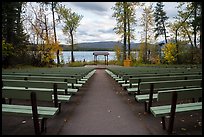 Amphitheater, Apgar Campground. Glacier National Park, Montana, USA.