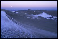 Fresh snow on the dunes at dawn. Great Sand Dunes National Park, Colorado, USA.