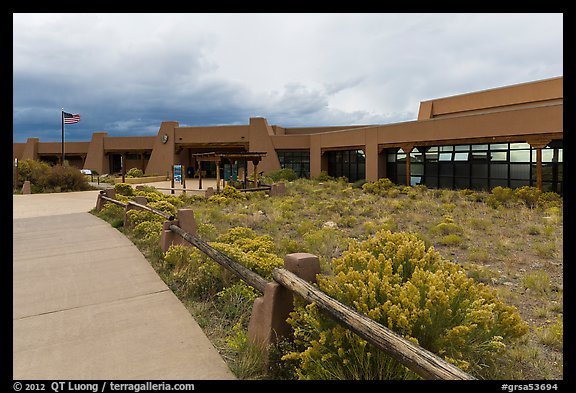 Visitor center. Great Sand Dunes National Park and Preserve (color)