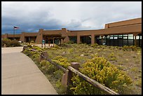 Visitor center. Great Sand Dunes National Park, Colorado, USA. (color)