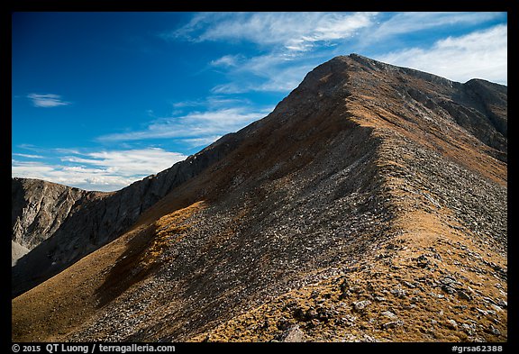 Ridge, Mount Herard. Great Sand Dunes National Park and Preserve, Colorado, USA.