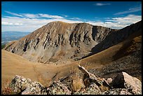 Barren alpine slopes below Mount Herard. Great Sand Dunes National Park and Preserve ( color)