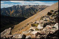 Sangre de Cristo mountain from Mount Herard. Great Sand Dunes National Park and Preserve ( color)