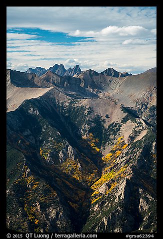 Sangre de Cristo mountain rising above Sand Creek. Great Sand Dunes National Park and Preserve (color)