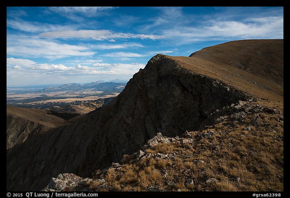 Mount Herard rounded summit. Great Sand Dunes National Park and Preserve (color)