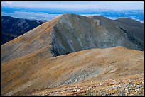 Alpine tundra slopes of Mount Herard. Great Sand Dunes National Park and Preserve, Colorado, USA.