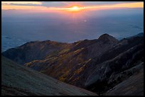 Sunset from Mount Herard. Great Sand Dunes National Park and Preserve ( color)