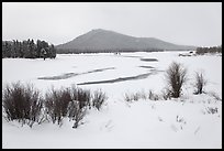 Oxbow Bend in winter. Grand Teton National Park, Wyoming, USA.