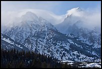 South Teton and Grand Teton in winter. Grand Teton National Park ( color)