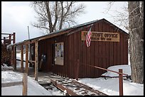 Kelly Post Office. Grand Teton National Park, Wyoming, USA. (color)