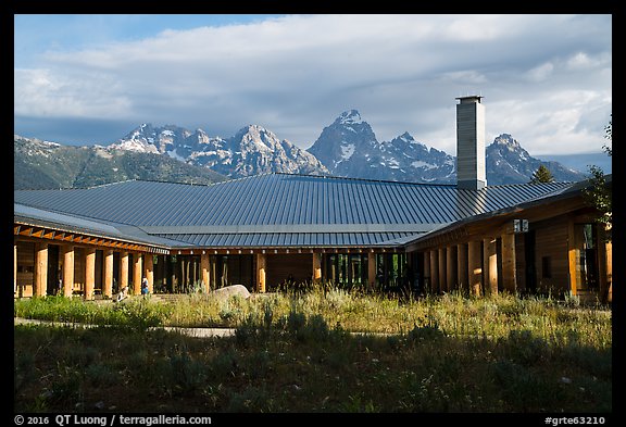 Craig Thomas Discovery and Visitor Center. Grand Teton National Park (color)