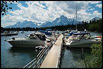 Colter Bay Marina. Grand Teton National Park ( color)