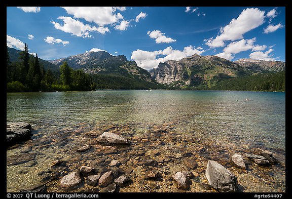 Phelps Lake. Grand Teton National Park (color)