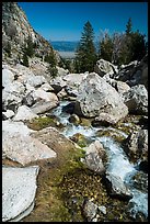 Creek, Garnet Canyon. Grand Teton National Park ( color)