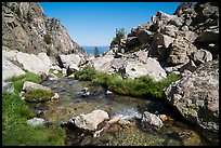 Creek at the Meadows, Garnet Canyon. Grand Teton National Park ( color)