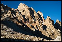 Grand Teton from Lower Saddle. Grand Teton National Park ( color)