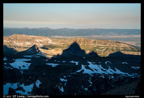 Shadows of the Tetons. Grand Teton National Park (color)