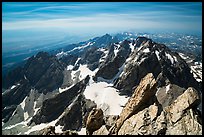 View from Upper Exum Ridge, Grand Teton. Grand Teton National Park ( color)