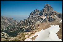 Tetons from Table Mountain. Grand Teton National Park ( color)