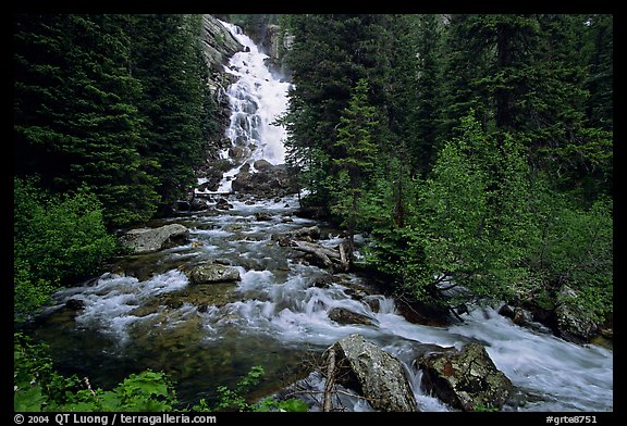 Hidden Falls. Grand Teton National Park, Wyoming, USA.