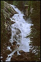 Hidden Falls. Grand Teton National Park, Wyoming, USA. (color)