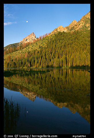 String Lake and Tetons, sunrise. Grand Teton National Park, Wyoming, USA.