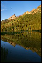 String Lake and Tetons, sunrise. Grand Teton National Park ( color)