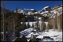 Bear Lake in winter. Rocky Mountain National Park, Colorado, USA.