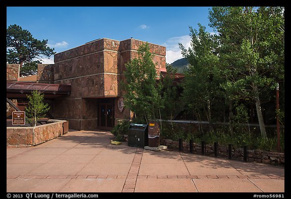 Beaver Meadows Visitor Center. Rocky Mountain National Park (color)