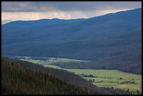 Kawuneeche Valley and storm. Rocky Mountain National Park ( color)