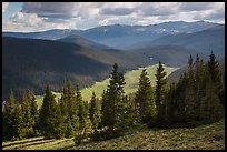 Cache la Poudre River Valley. Rocky Mountain National Park ( color)