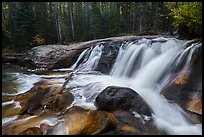 Lower Copeland Falls, Wild Basin. Rocky Mountain National Park, Colorado, USA.