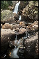 Cascade and Alberta Falls. Rocky Mountain National Park ( color)