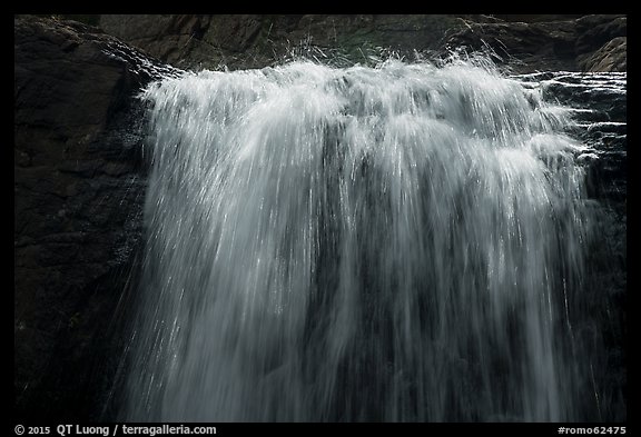 Close-up of lip Alberta Falls. Rocky Mountain National Park (color)