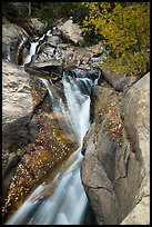 Cascades above Chasm Falls. Rocky Mountain National Park, Colorado, USA.