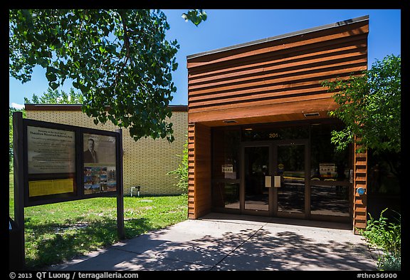 Medora Visitor Center. Theodore Roosevelt National Park (color)