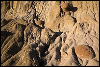 Cliff with cannonball concretions. Theodore Roosevelt National Park ( color)