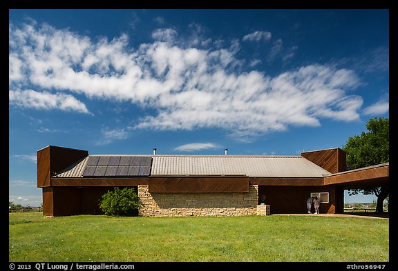 Painted Canyon Visitor Center. Theodore Roosevelt National Park, North Dakota, USA.