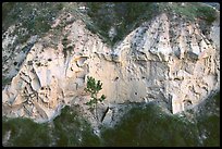 Wind Canyon walls. Theodore Roosevelt National Park, North Dakota, USA.