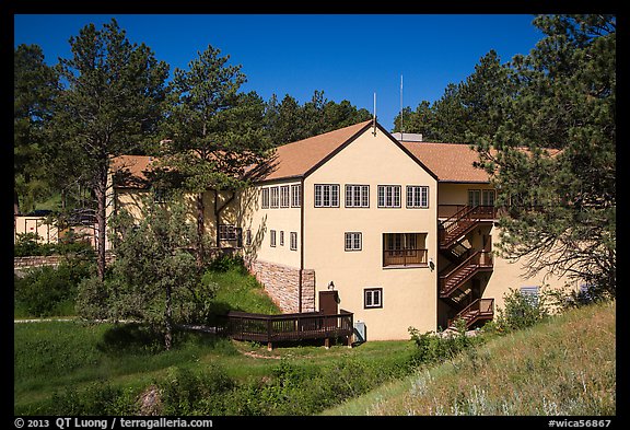 Visitor center. Wind Cave National Park (color)