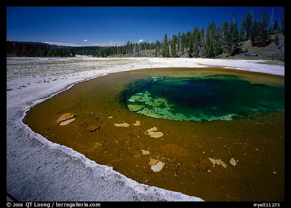 Beauty Pool. Yellowstone National Park (color)