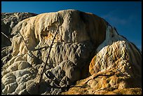 Orange Spring Mound, Mammoth Hot Springs. Yellowstone National Park ( color)