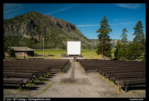 Amphitheater, Madison Campground. Yellowstone National Park, Wyoming, USA.