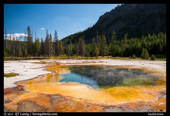 Emerald Pool, Black Sand Basin. Yellowstone National Park (color)