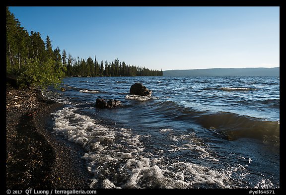 Lewis Lake. Yellowstone National Park (color)