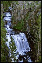 Kepler cascades. Yellowstone National Park ( color)